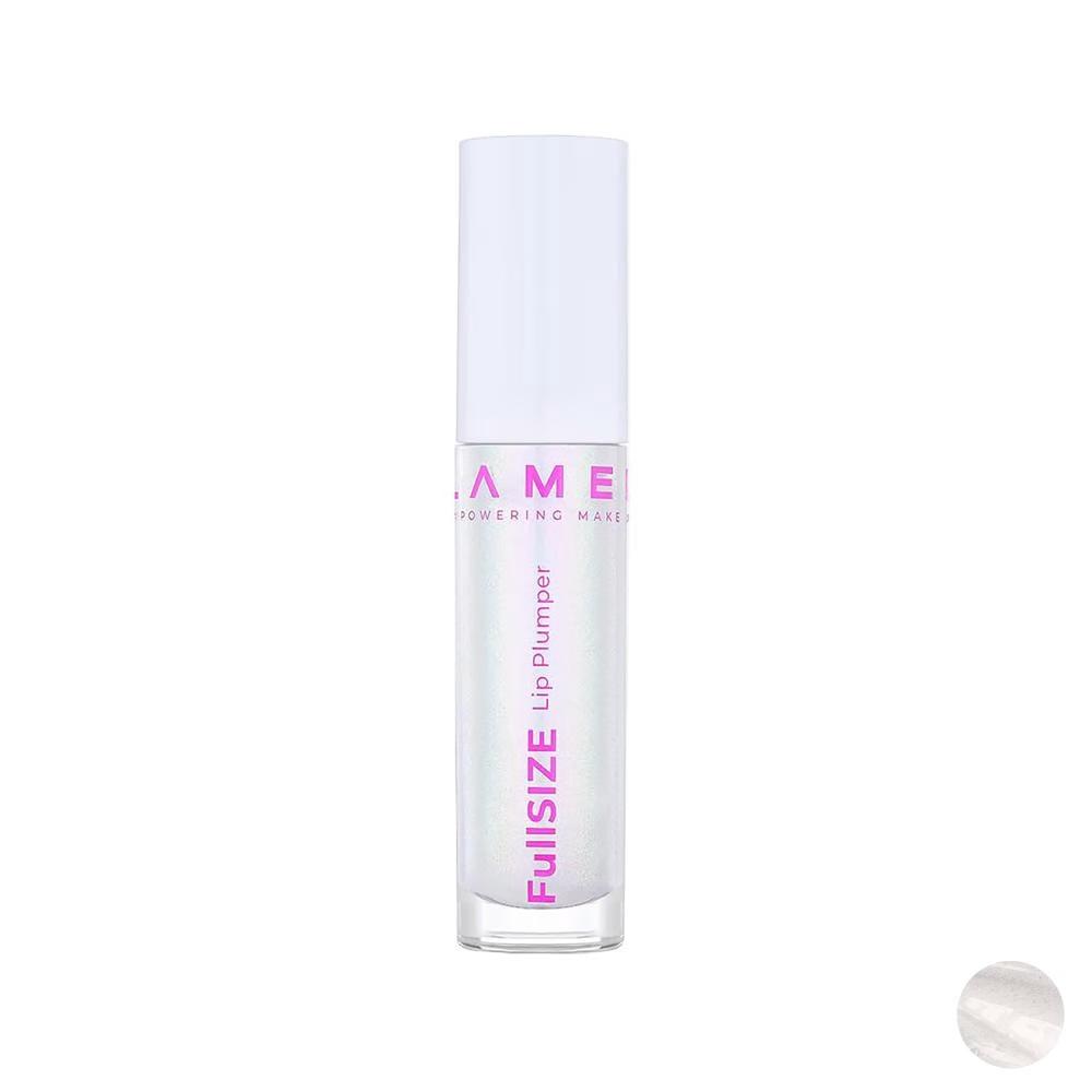 بالم لب حجم دهنده لامل مدل Plumper 401 حجم 4 میلی لیتر مرطوب کننده با گلیسیرین، مناسب لب خشک و حساس، محفظه براش دار