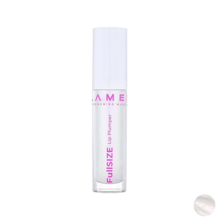 بالم لب حجم دهنده لامل مدل Plumper 401 حجم 4 میلی لیتر مرطوب کننده با گلیسیرین، مناسب لب خشک و حساس، محفظه براش دار