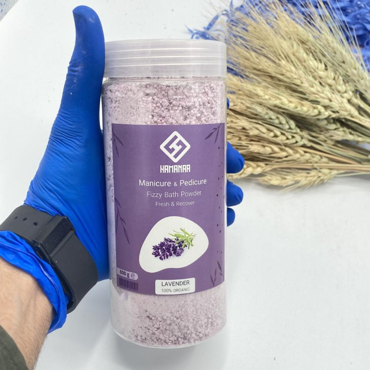 نمک حمام هامانا مدل Lavender وزن 800 گرم