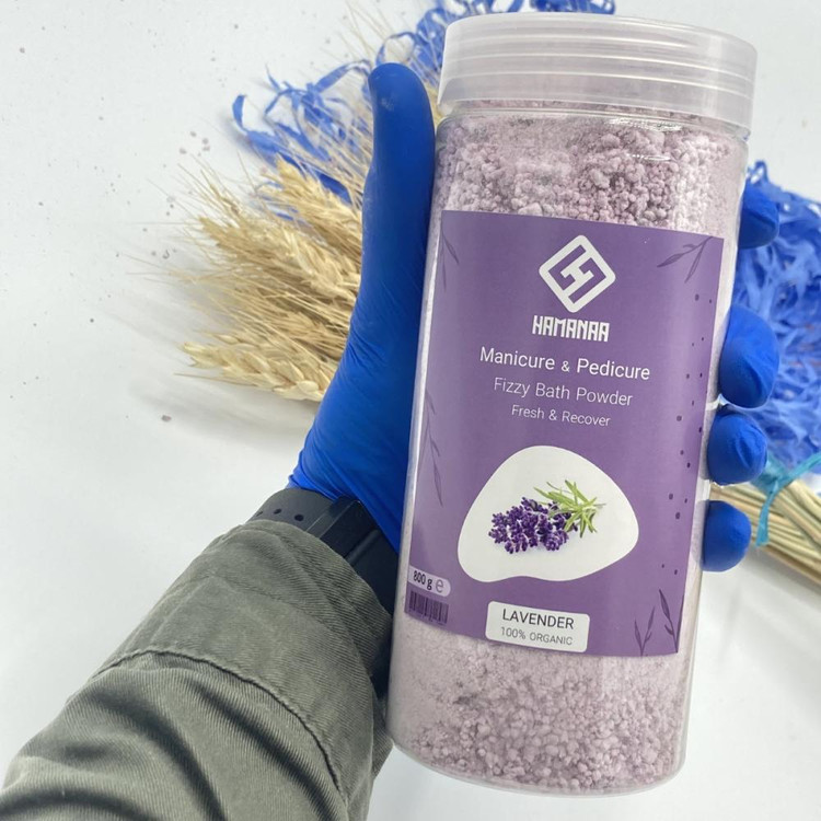 نمک حمام هامانا مدل Lavender وزن 800 گرم