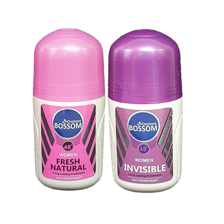 رول ضد تعریق انشور بوسوم مدل deep - Fresh Natural - Invisible حجم 75 میلی لیتر مجموعه 3 عددی