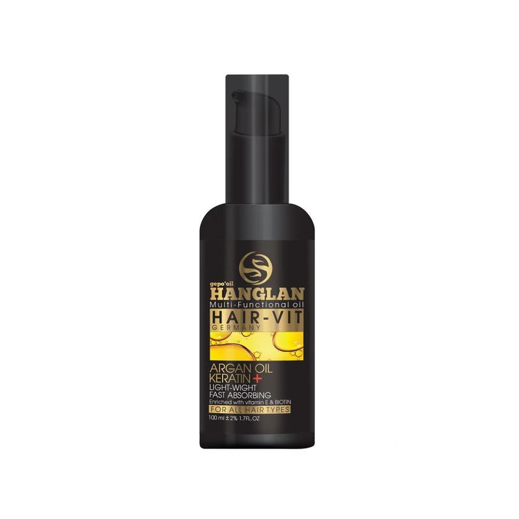 روغن مو جی پو اویل هانگلن مدل آرگان حجم 100 میلی لیتر