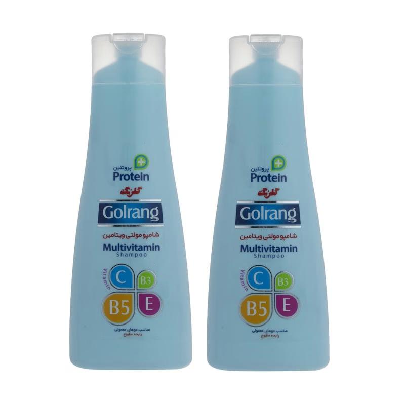 شامپو مو گلرنگ مدل Plus Protein حجم 400 میلی لیتر مجموعه 2 عددی - کد 34233