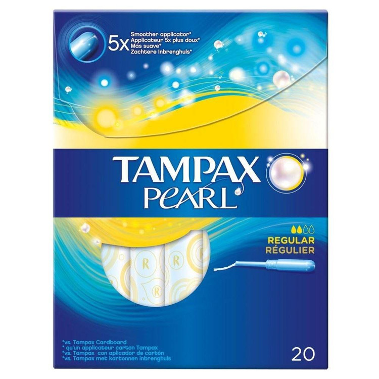 تامپون تامپکس مدلPearl Regular بسته 20 عددی