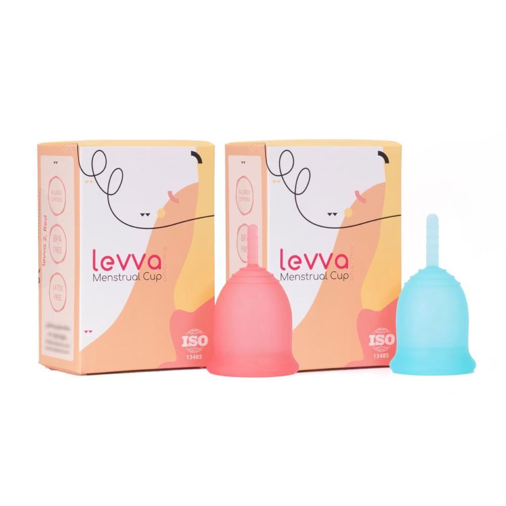 کاپ قاعدگی لیوا فارما مدل Plus سایز کوچک و متوسط مجموعه 2 عددی