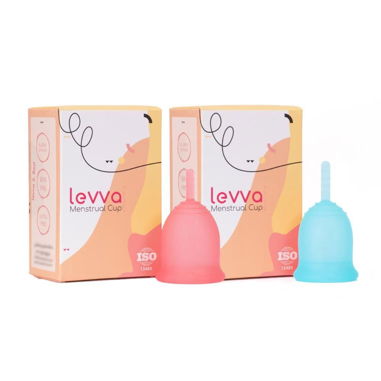 کاپ قاعدگی لیوا فارما مدل Plus سایز کوچک و متوسط مجموعه 2 عددی