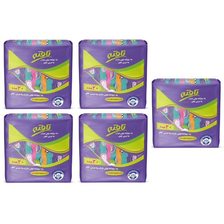 پد بهداشتی تافته مدل Ultra Thin مجموعه 5 عددی