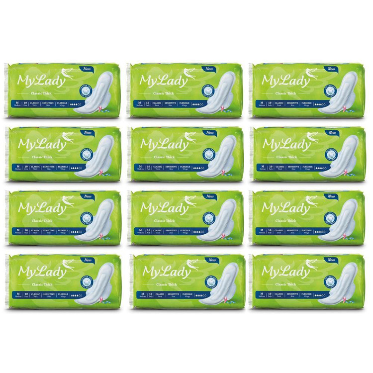 نوار بهداشتی مای لیدی مدل Classic مجموعه 12 عددی