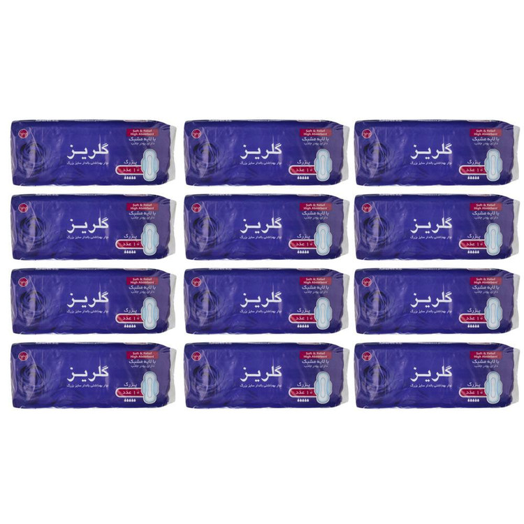 نوار بهداشتی گلریز کد 005 مجموعه 12 عددی