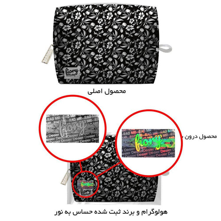 کیف نوار بهداشتی فیوری مدل گلسا کد 2246