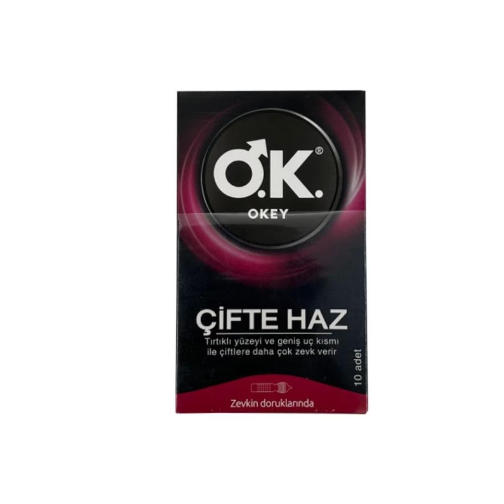 کاندوم اوکی مدل Cifte Haz بسته 10 عددی