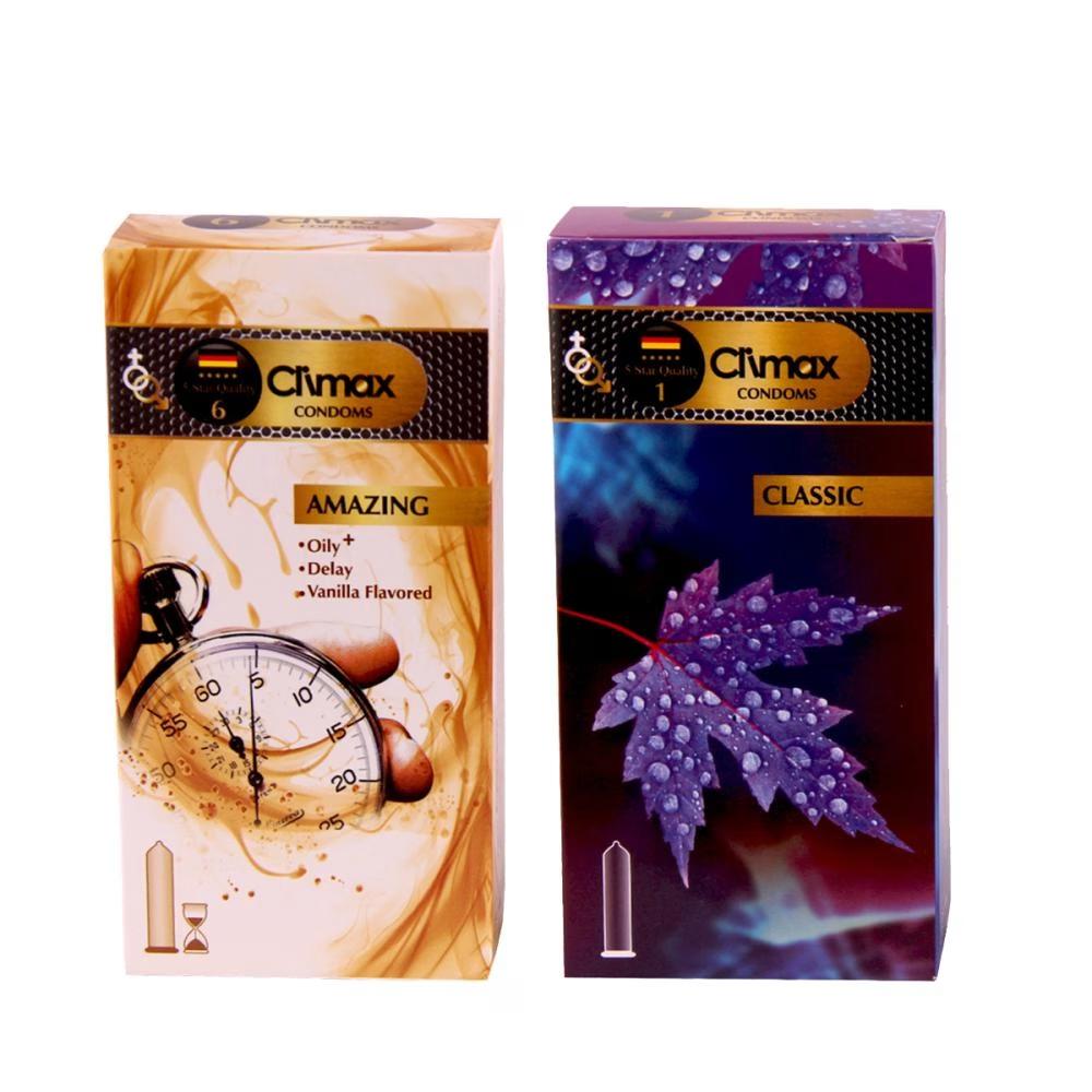 کاندوم کلایمکس مدل classic بسته 12 عددی به همراه کاندوم مدل amazing بسته 12 عددی