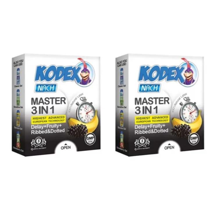 کاندوم ناچ کدکس مدل master مجموعه 2 عددی