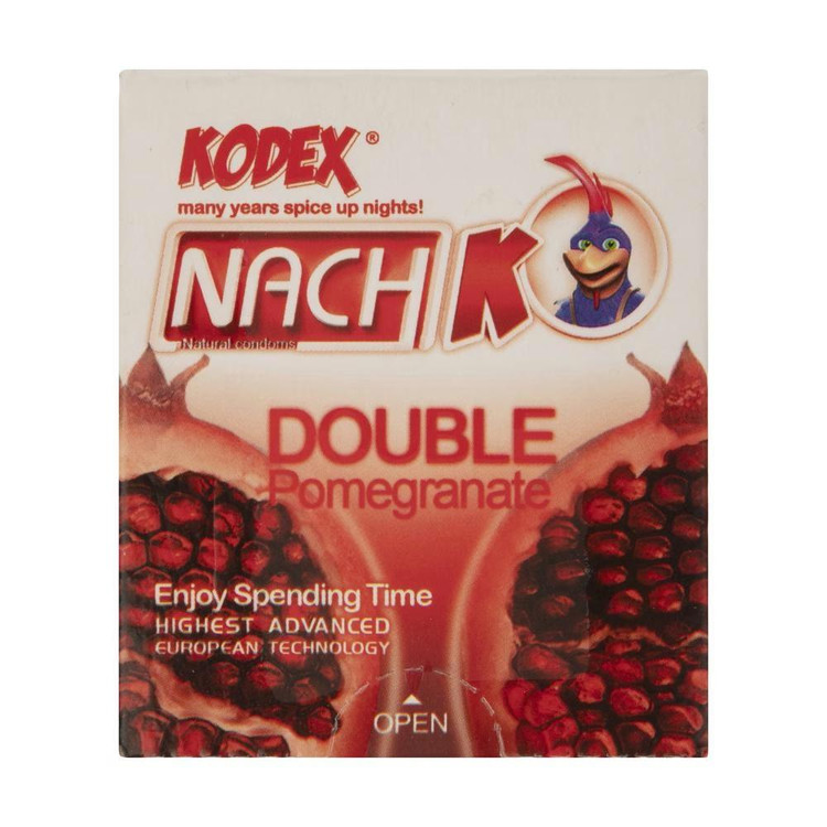 کاندوم کدکس مدل Double Pomegranateبسته 3 عددی