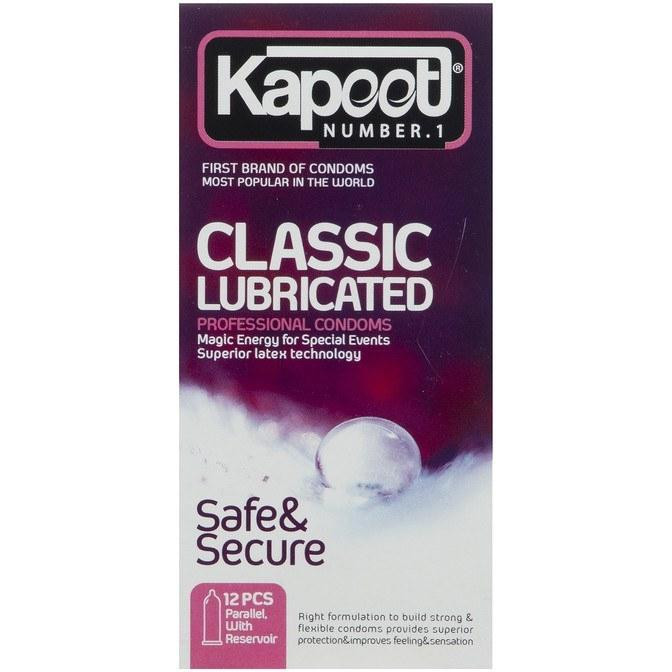 کاندوم کلاسیک کاپوت مدل 0.03 بسته 10 عددی به همراه کاندوم کلاسیک کاپوت مدل LUBRICATED بسته 12 عددی