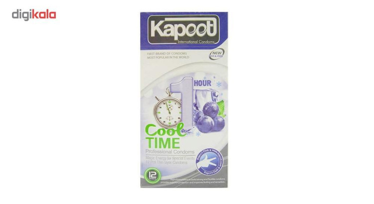 کاندوم تاخیری یک ساعته کاپوت مدل Cool Time بسته 12 عددی