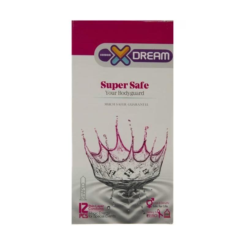 کاندوم ایکس دریم مدل Super Safe بسته 12 عددی
