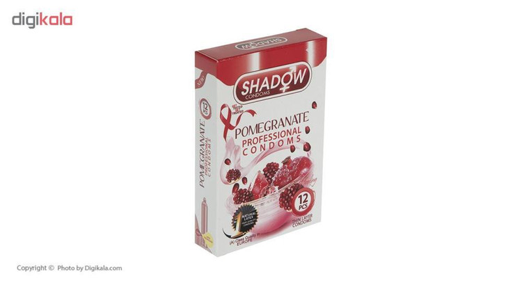 کاندوم شادو مدل Pomegranate بسته 12 عددی