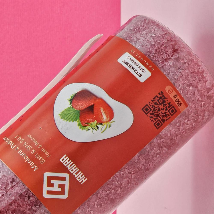 نمک حمام هامانا مدل Strawberry وزن 950 گرم