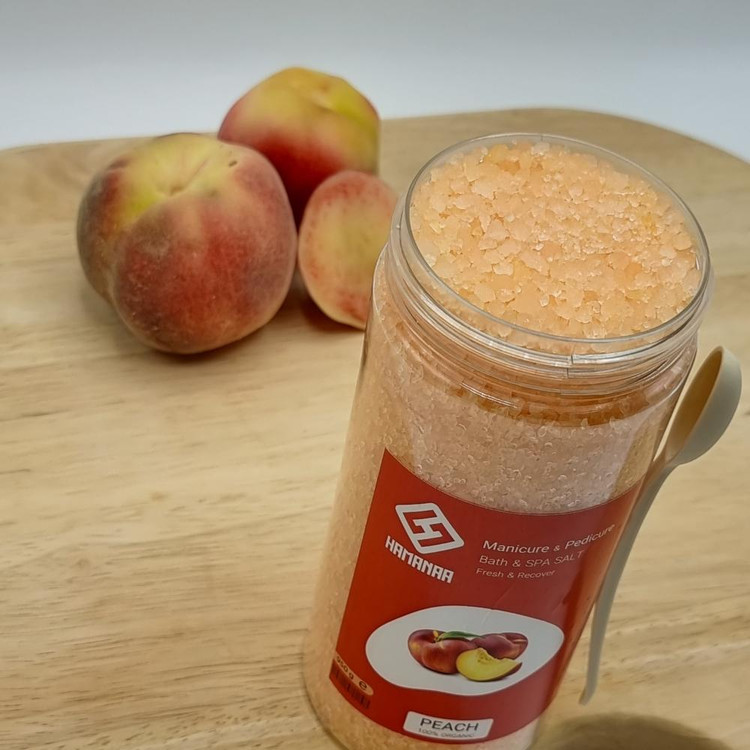 نمک حمام هامانا مدل Peach وزن 950 گرم