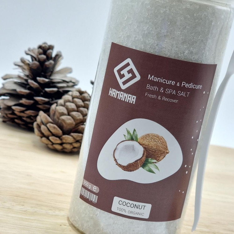 نمک حمام هامانا مدل Coconut وزن 950 گرم