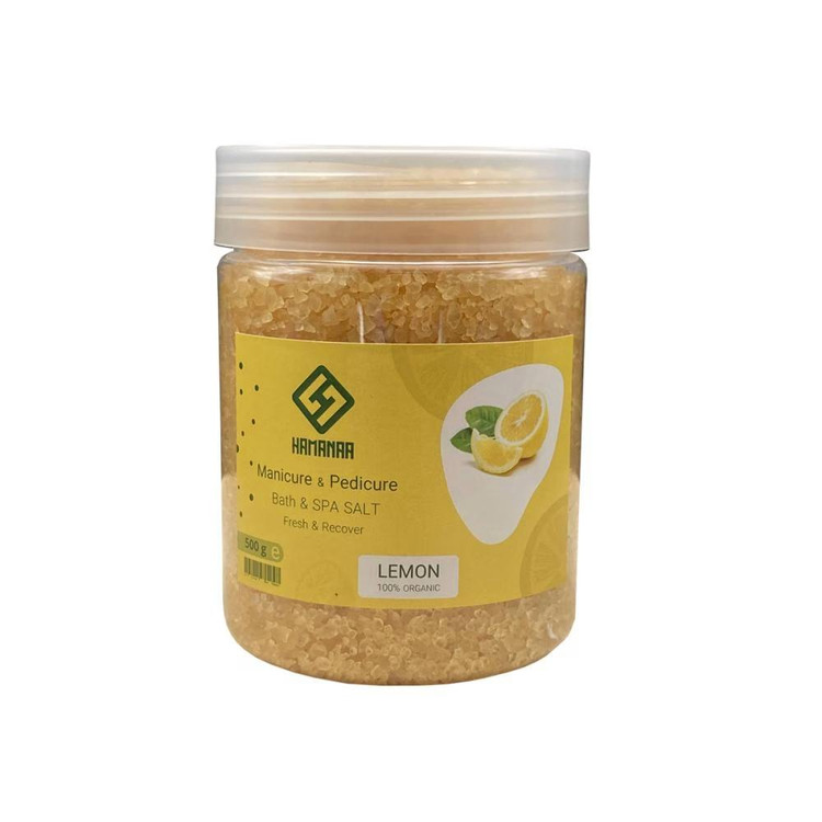 نمک حمام هامانا مدل Lemon وزن 500 گرم