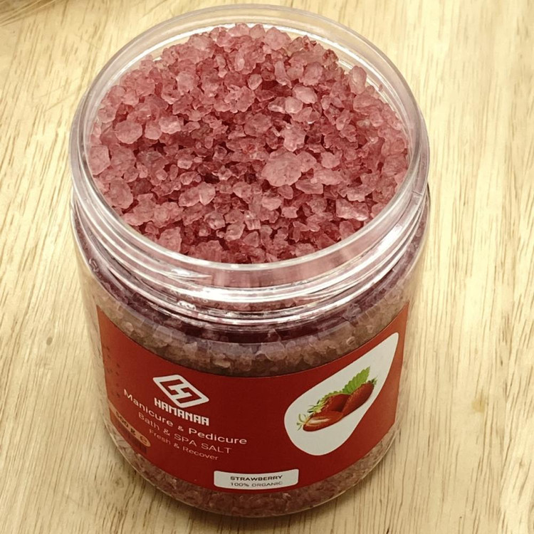نمک حمام هامانا مدل Strawberry وزن 500 گرم