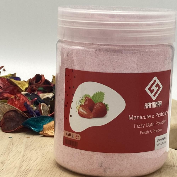 کوکتل پودری هامانا مدل Strawberry وزن 450 گرم