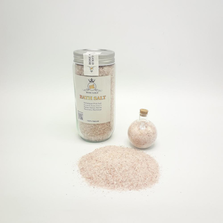 نمک حمام رز گلد مدل VANILLA وزن 650 گرم