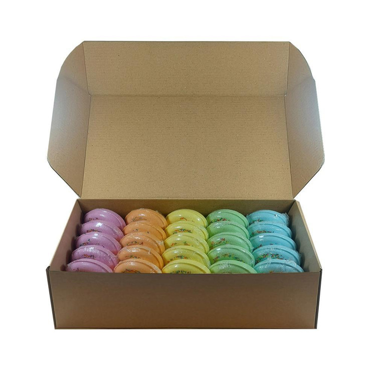 کوکتل پدیکور ناستالیا مدل Donut Plus وزن 70 گرم بسته 25 عددی