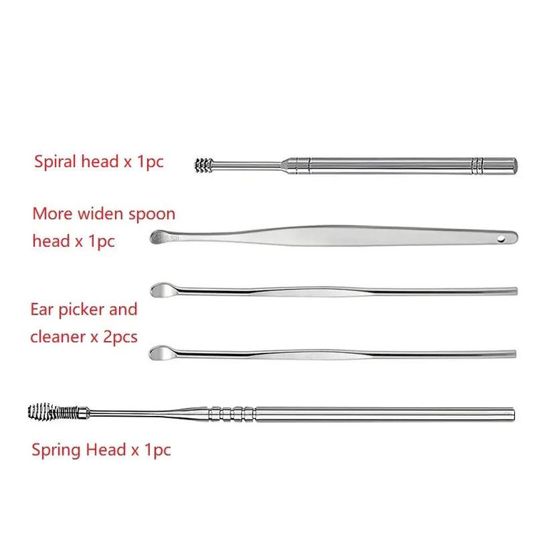 گوش پاک کن مدل MAKEUP BEAUTY TOOLS بسته 5 عددی
