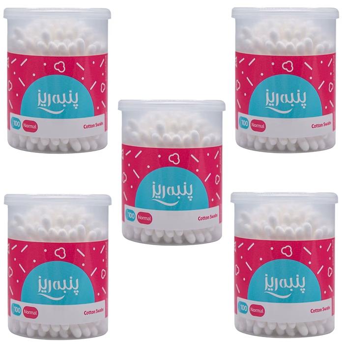 گوش پاک کن پنبه ریز کد 05 مجموعه 5 عددی