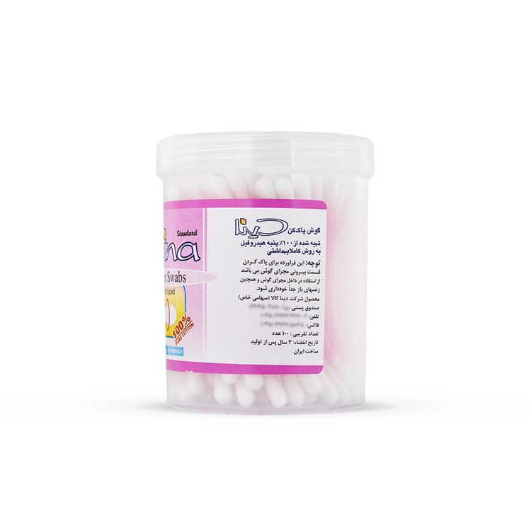 گوش پاک کن دینا مدل 3O-Rt بسته 100 عددی