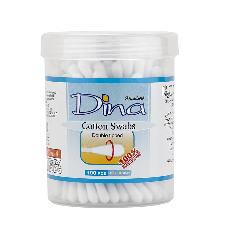 گوش پاک کن دینا مدل L100تعداد 100عددی