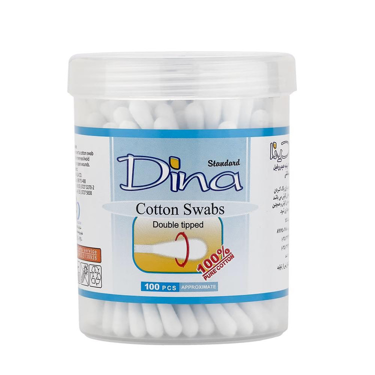 گوش پاک کن دینا مدل L100تعداد 100عددی