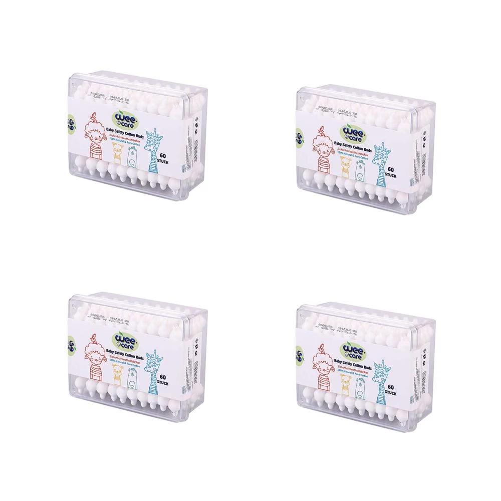 گوش پاک کن کودک وی مدل 60 مجموعه 4 عددی