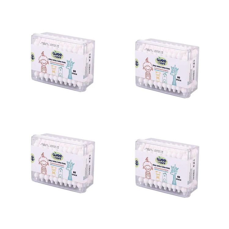 گوش پاک کن کودک وی مدل 60 مجموعه 4 عددی