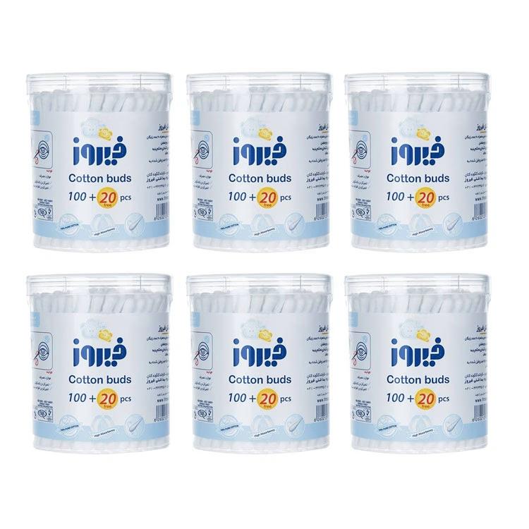 گوش پاک کن فیروز مدل FZ مجموعه 6 عددی