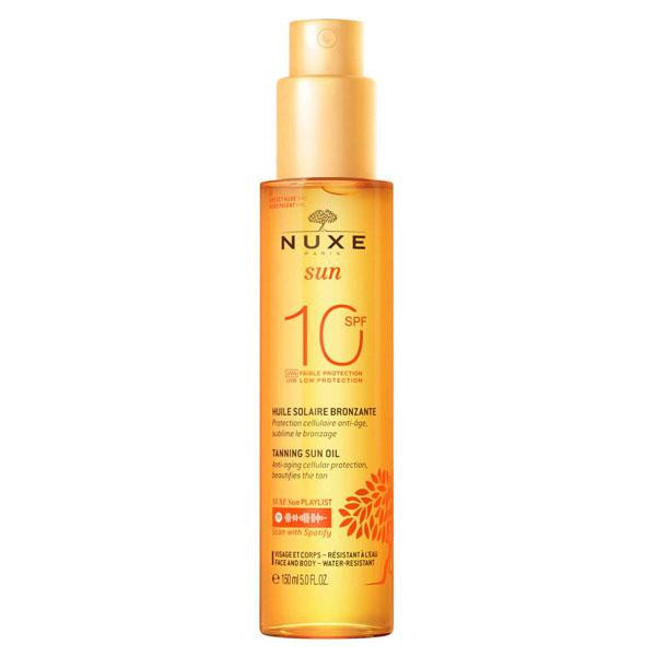 روغن برنزه کننده نوکس مدل Huile Solaire 10 حجم 150 میلی لیتر
