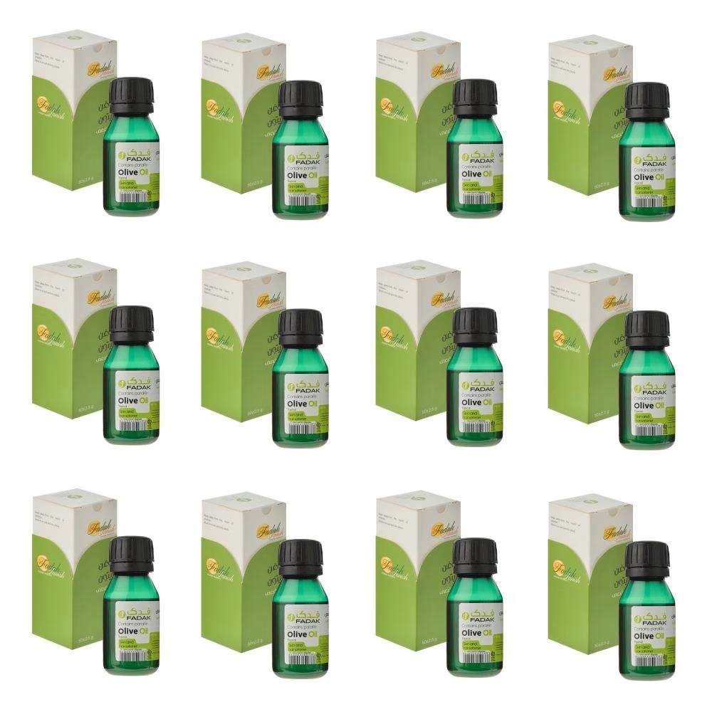 روغن بدن فدک تانیش مدل Olive- Export مناسب برای انواع پوست وزن 50 گرم بسته دوازده عددی