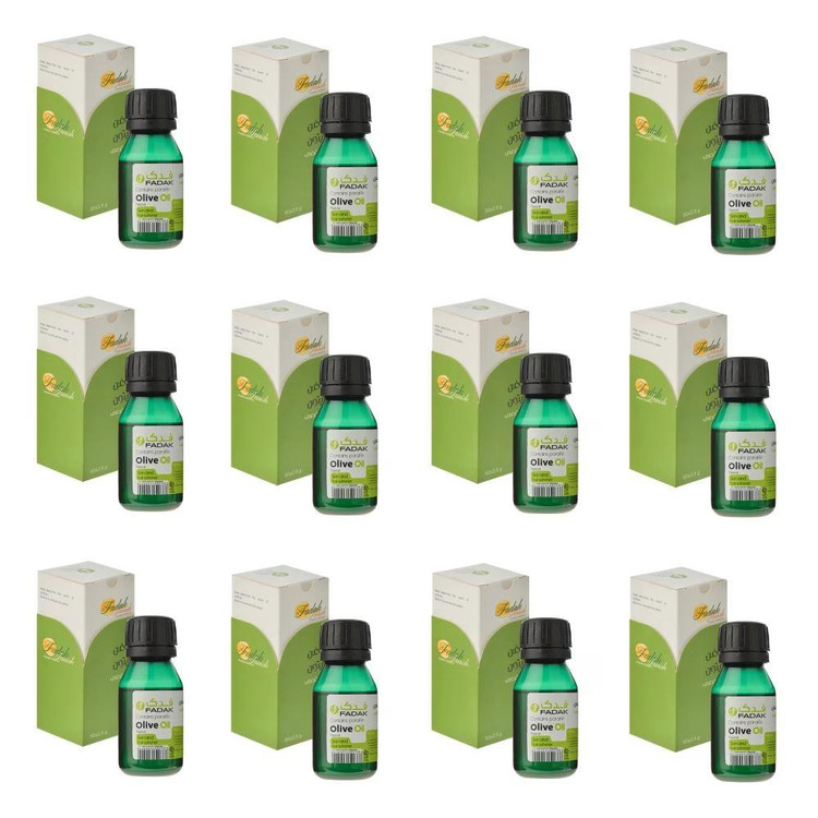 روغن بدن فدک تانیش مدل Olive- Export مناسب برای انواع پوست وزن 50 گرم بسته دوازده عددی
