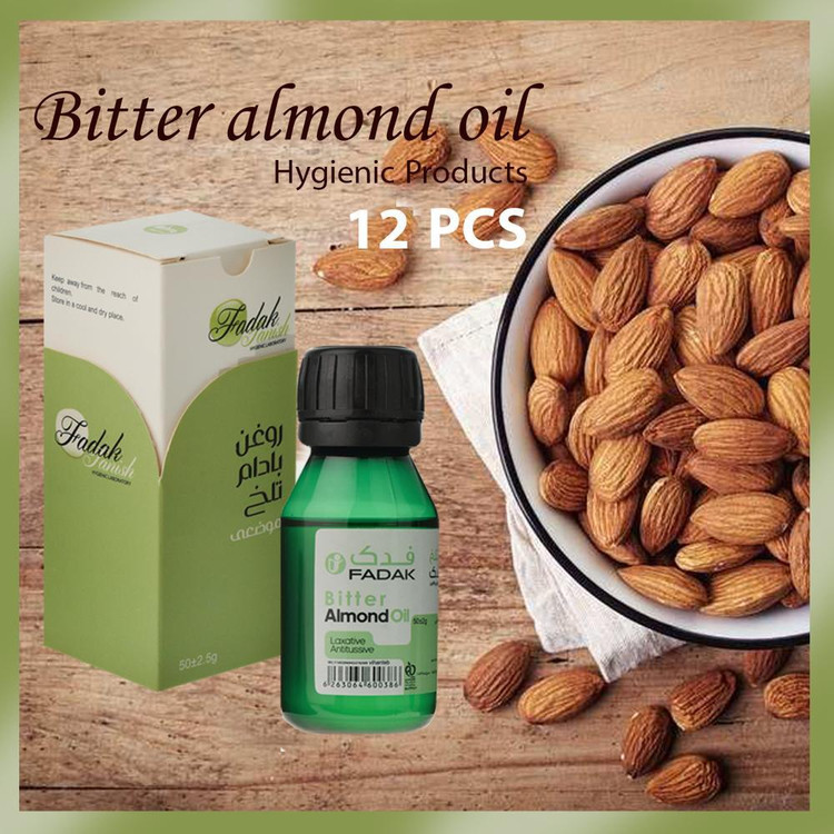 روغن بدن فدک تانیش مدل بادام تلخ مناسب برای انواع پوست حجم 50 میلی لیتر مجموعه دوازده عددی