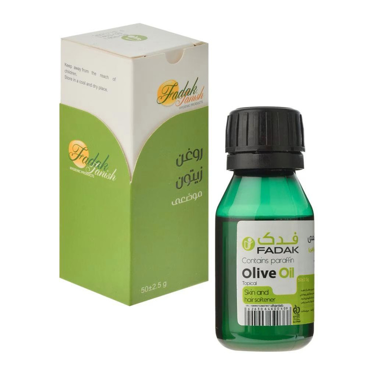 روغن بدن فدک تانیش مدل Olive- Export مناسب برای انواع پوست وزن 50 گرم