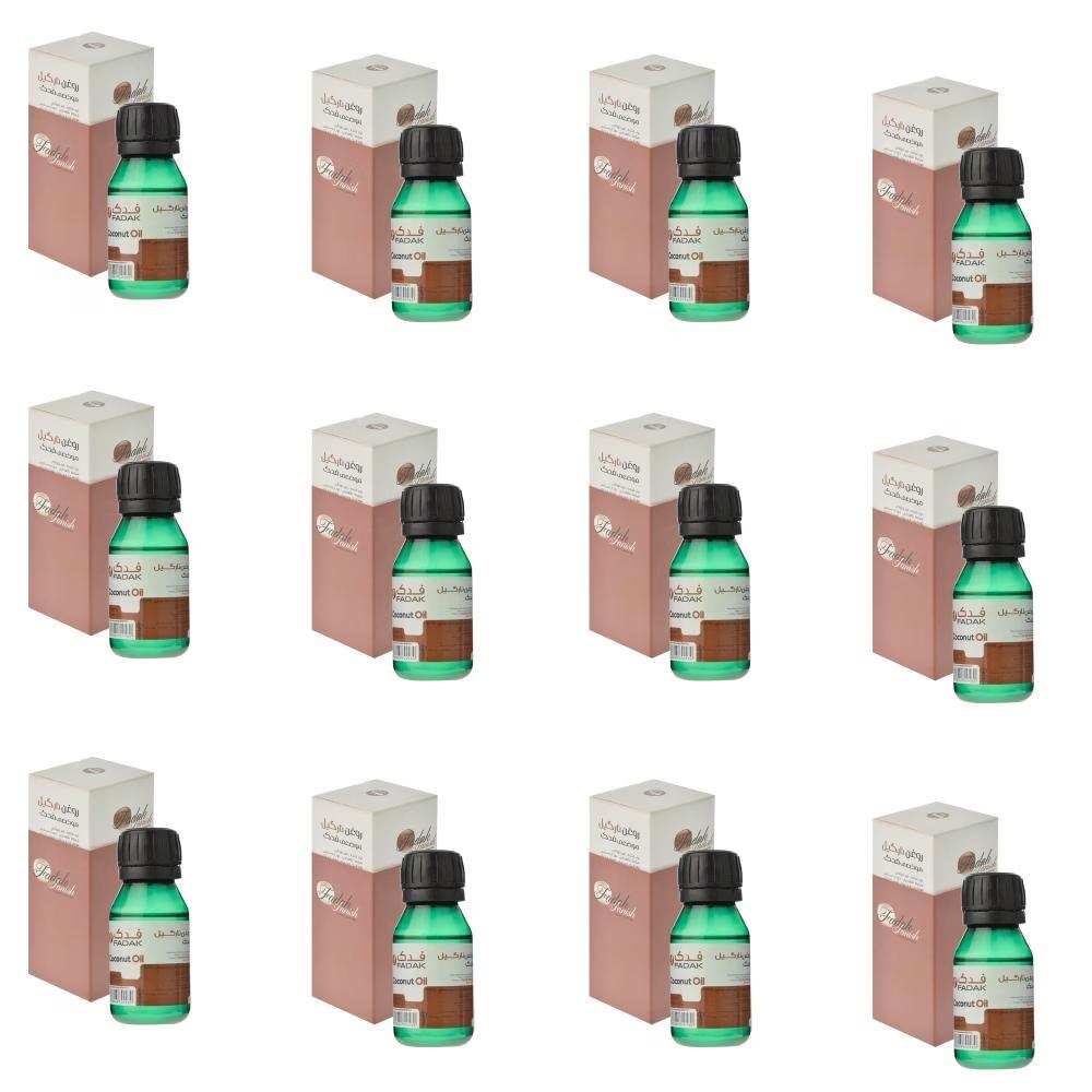 روغن نارگیل فدک تانیش مدل CoCO مناسب برای انواع پوست حجم 50 میلی لیتر بسته 12 عددی