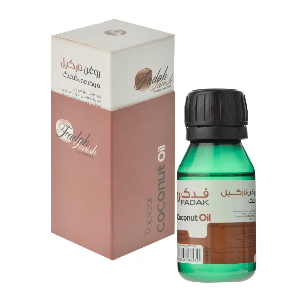 روغن نارگیل فدک تانیش مدل CoCO مناسب برای انواع پوست حجم 50 میلی لیتر