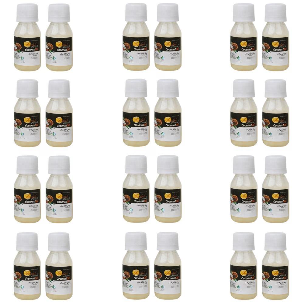 روغن بدن فدک تانیش مدل Coconut حجم 50 میلی لیتر مجموعه 24 عددی