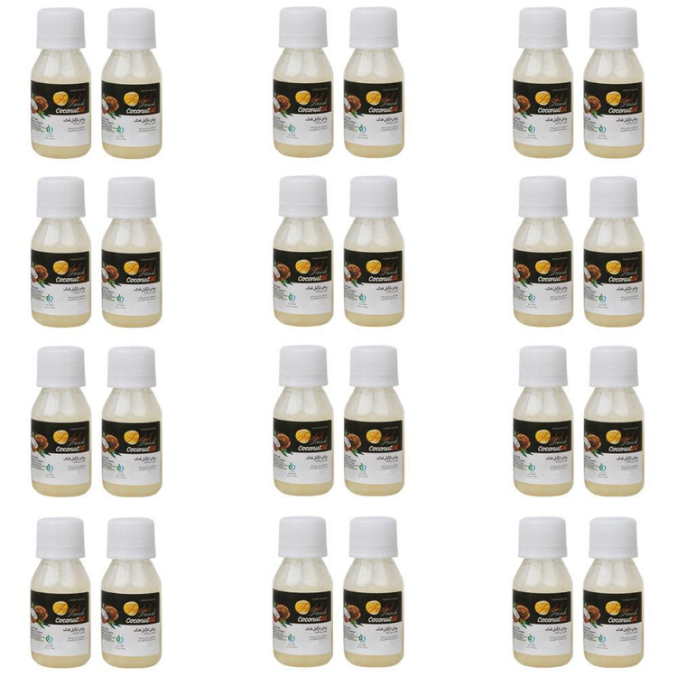 روغن بدن فدک تانیش مدل Coconut حجم 50 میلی لیتر مجموعه 24 عددی