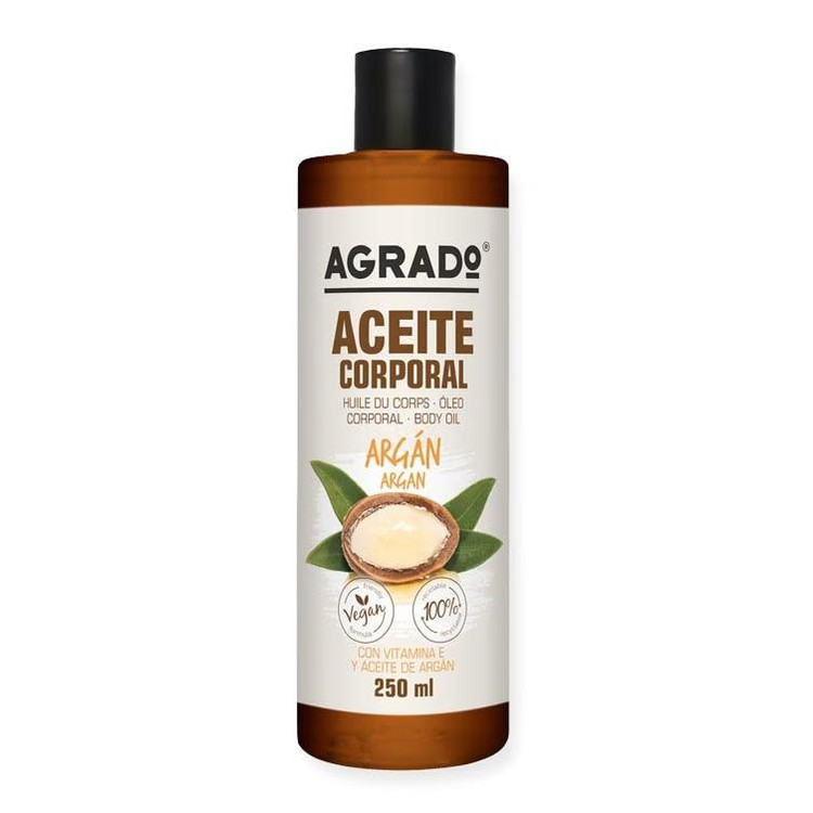 روغن بدن آگرادو مدل aceite corporal حجم 250 میلی لیتر
