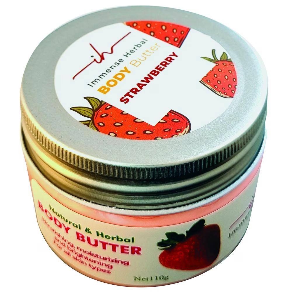 کره بدن ایمنس هربال مدل VIP_STRAWBERRY وزن 110 گرم