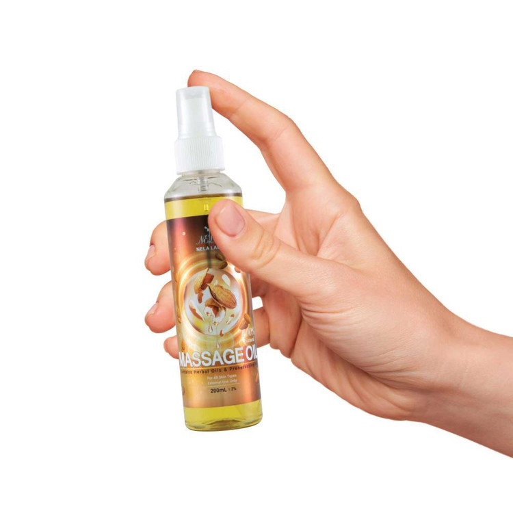 اسپری روغن ماساژ لابراتوار نلا مدل 02 حجم 200 میلی لیتر